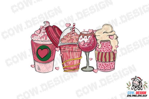 Coffee Latte Drink Valentine Sublimation Review