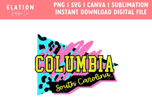 Columbia South Carolina Retro 90s Svg Review