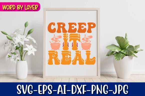 Creep It Real Retro Halloween Graphic: A Designer's Review