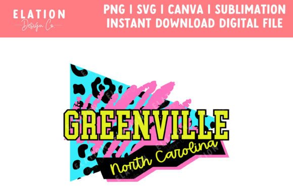 Greenville North Carolina Retro 80s Svg Review