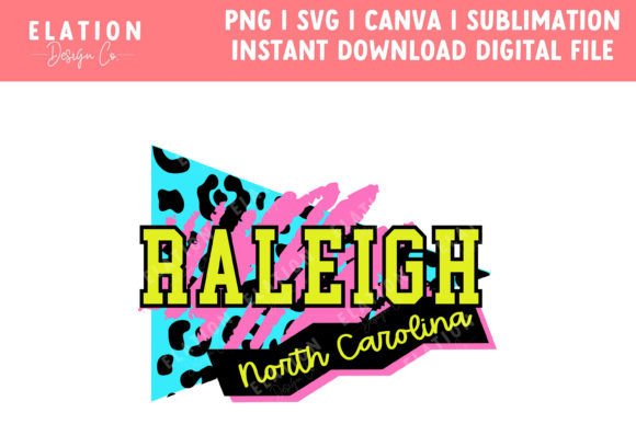 Raleigh North Carolina Retro 80s Svg Png Review