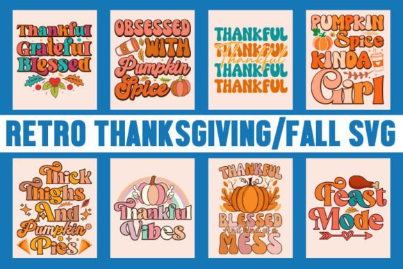 Retro Thanksgiving SVG, Autumn Fall SVG Review