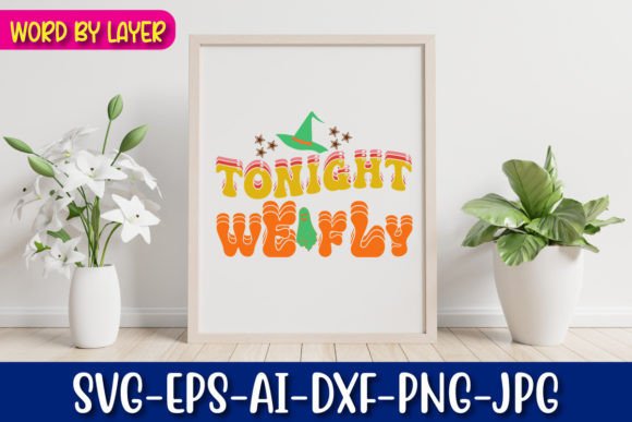 Review: Tonight We Fly Retro Halloween Graphic for Embroidery